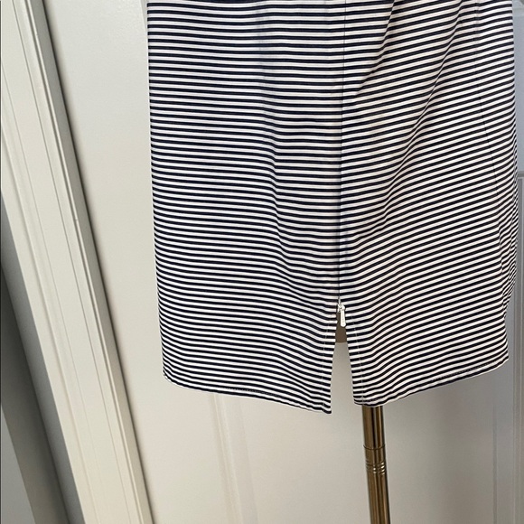 Talbots Striped Sleeveless Top with Beaded Neckline - Picture 3 of 9